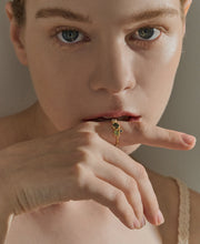 Load image into Gallery viewer, Adria Sapphire Cluster Ring