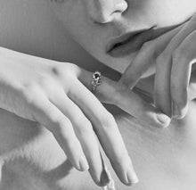 Load image into Gallery viewer, Adria Sapphire Cluster Ring