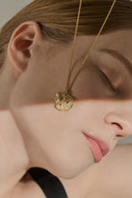 Load image into Gallery viewer, Clarion Sapphire Medallion Necklace