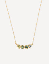 Load image into Gallery viewer, Naia Sapphire Sapphire Cluster Necklace