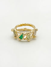 Load image into Gallery viewer, Dwyn Molten Baguette Gemstone Ring
